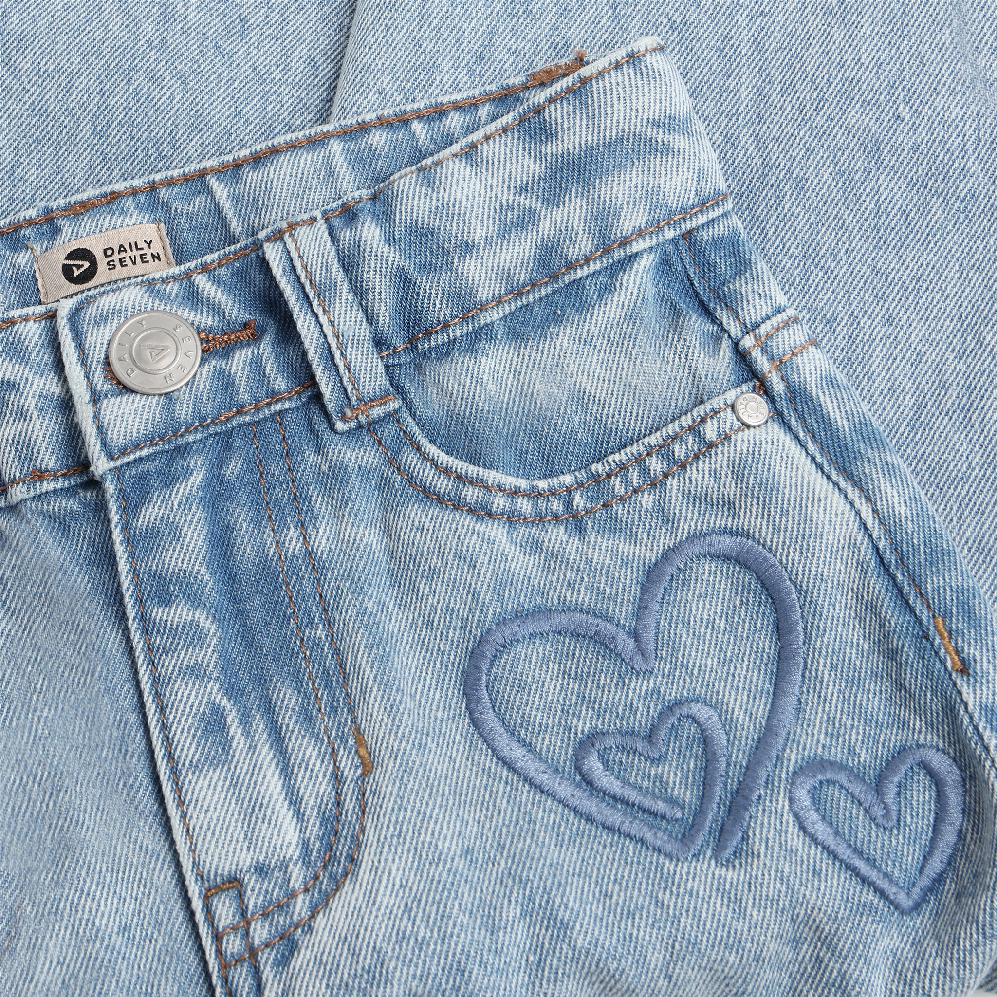 Denim Mom Fit Heart