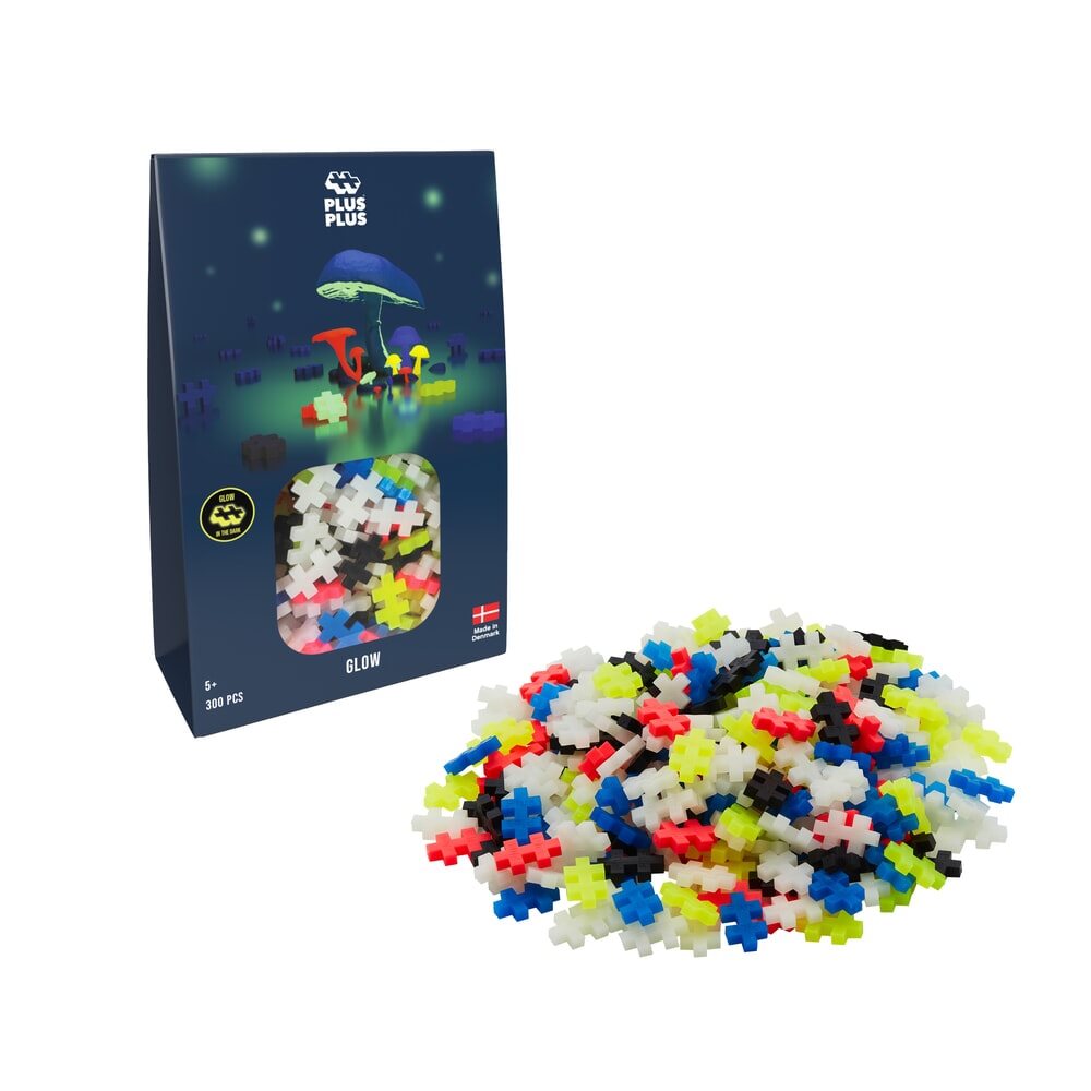 Plus-Plus Glow: 300 stuks