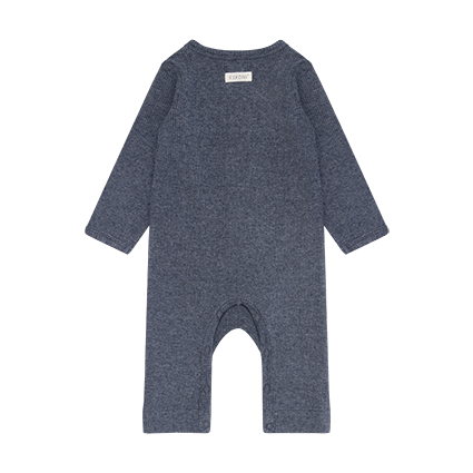 Romper LS Melange Rib