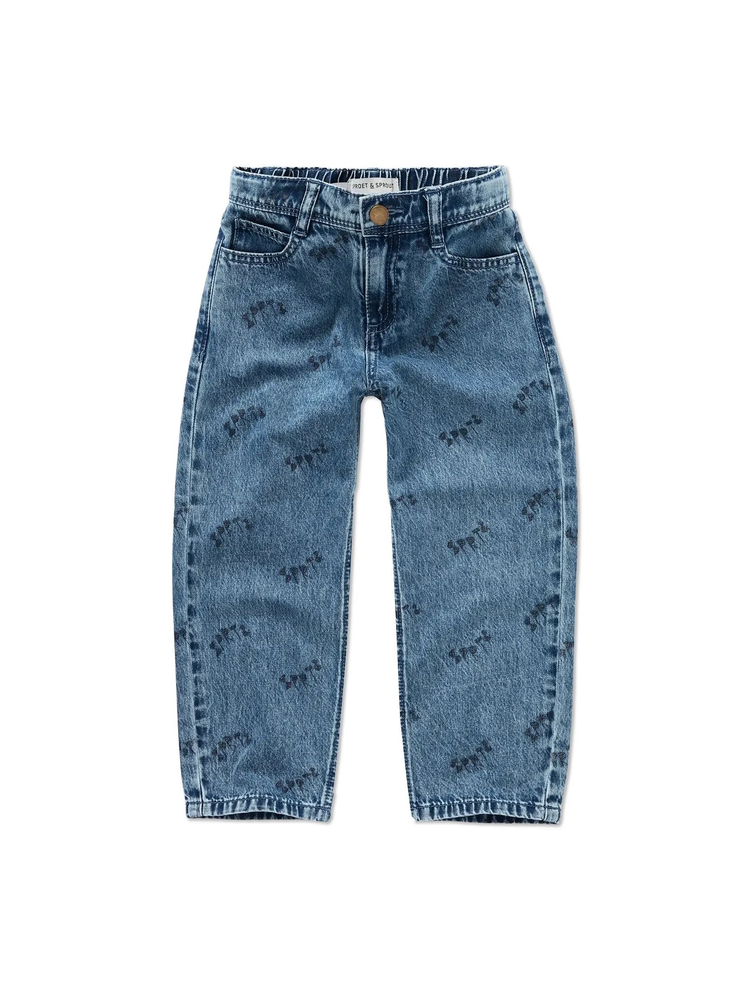 STRAIGHT DENIM PANTS