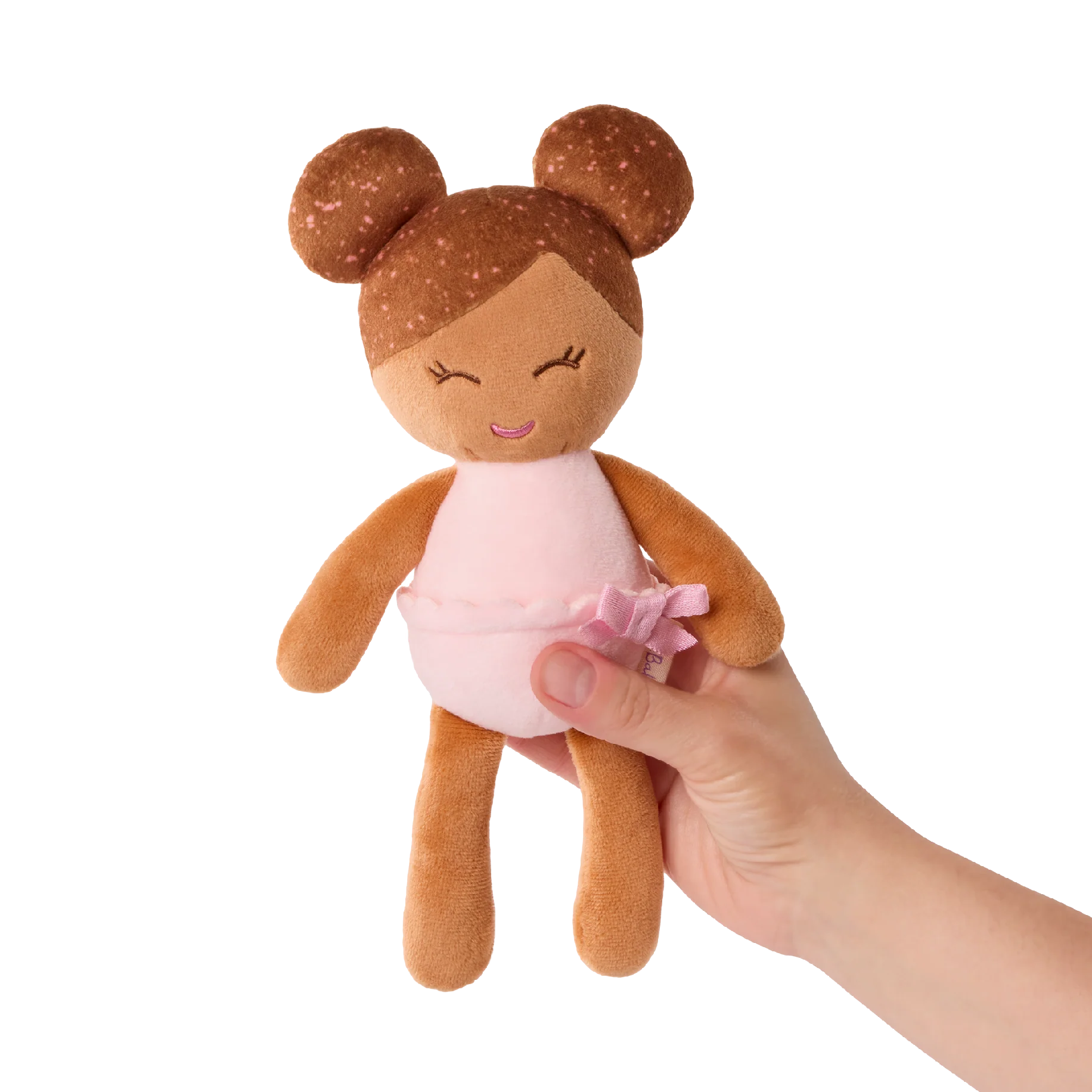 Small Plush Bath Brown Hair