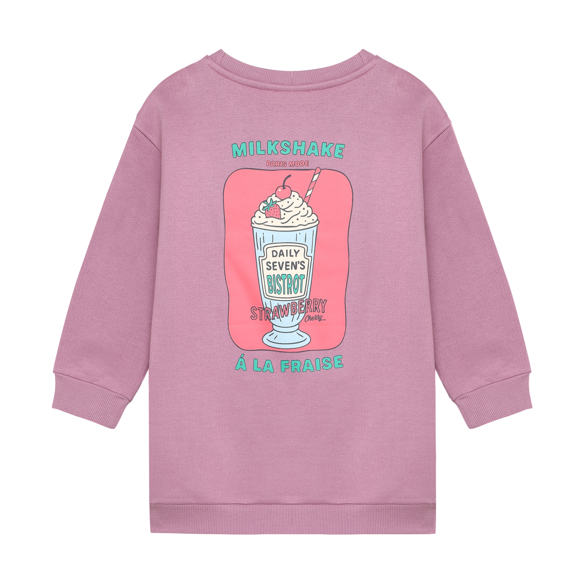 Sweat Dress Longsleeve Print