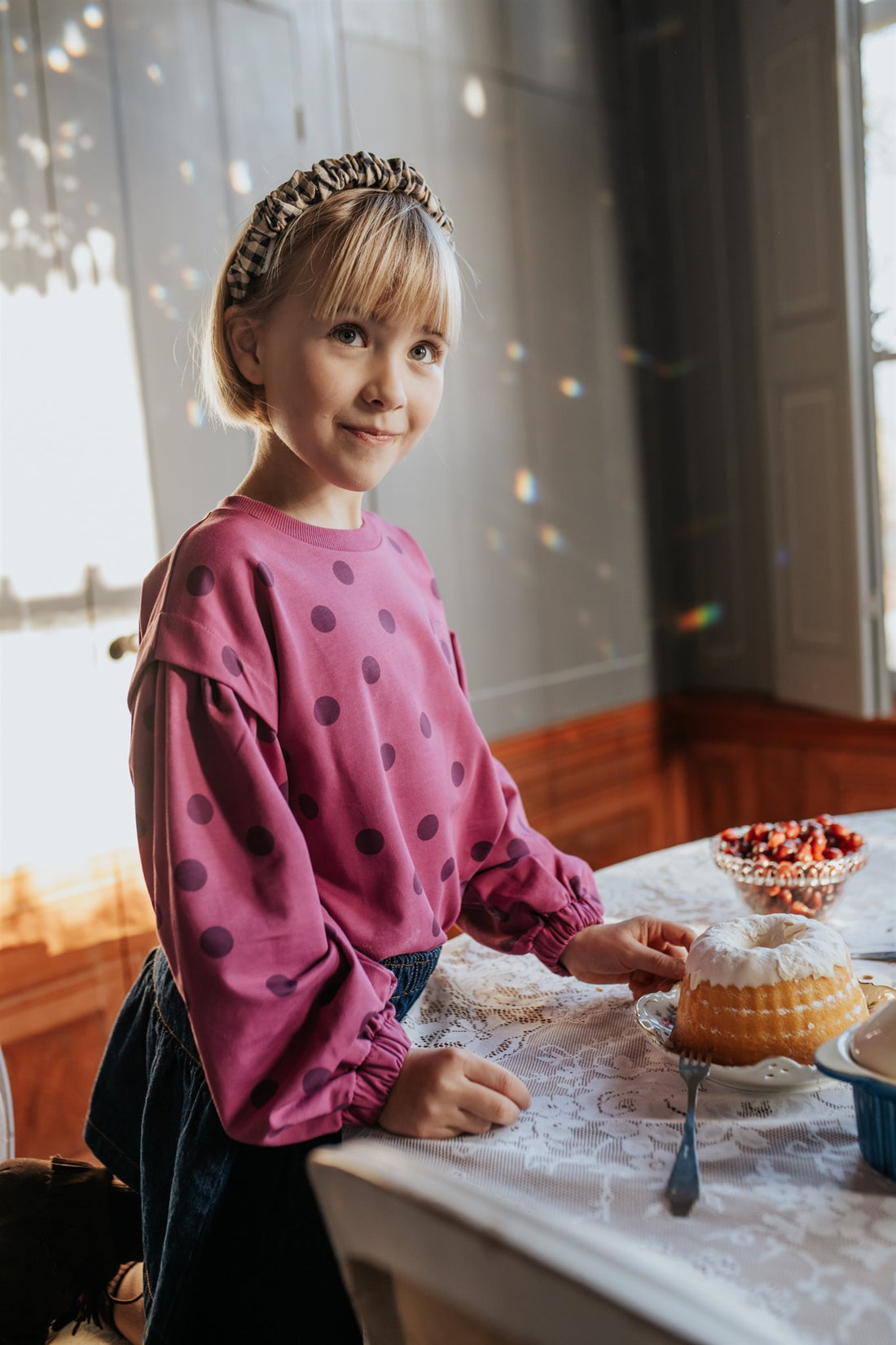 CARLY SWEATER DOTS