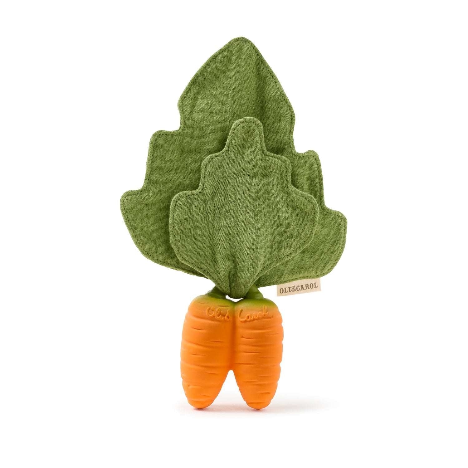 Cathy Carrot Mini Doudou-Teeth