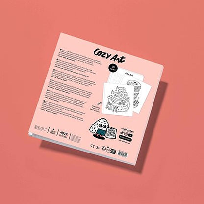 Cozy coloring book- Food