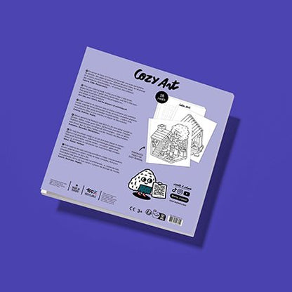 Cozy coloring book- Tiny house