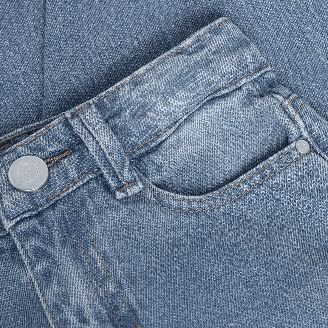 Denim Barrel Fit Pocket