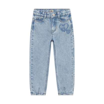Denim Mom Fit Heart