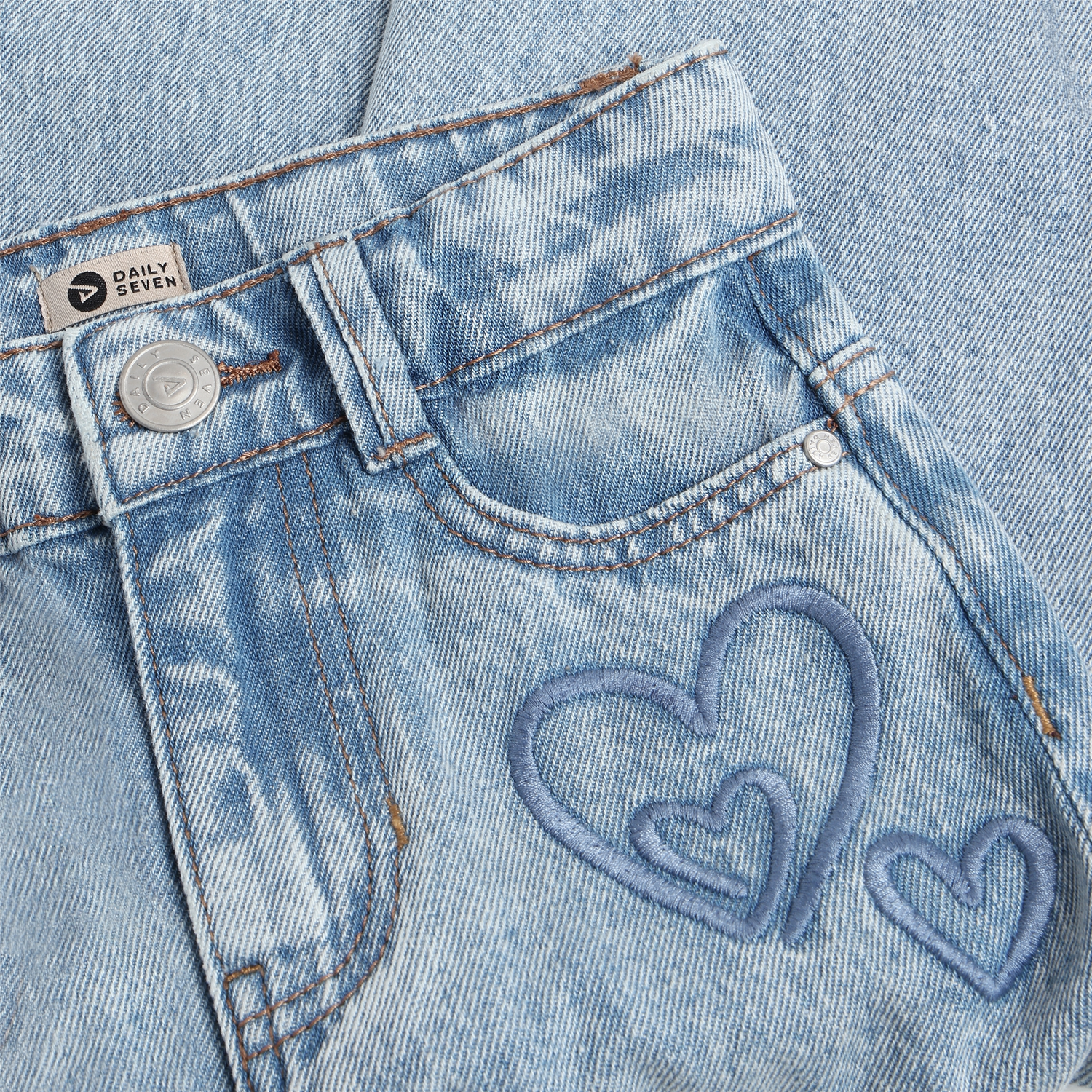 Denim Mom Fit Heart