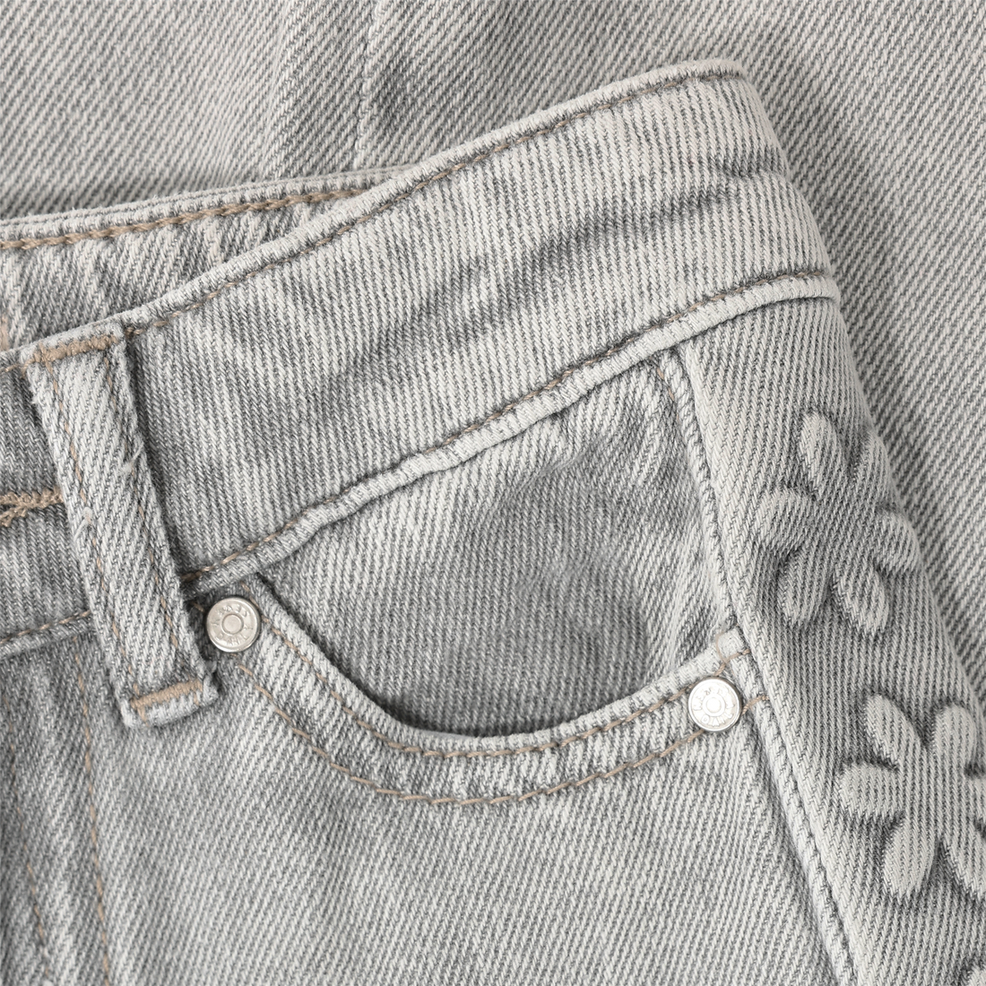 Denim Wide Fit Embossing