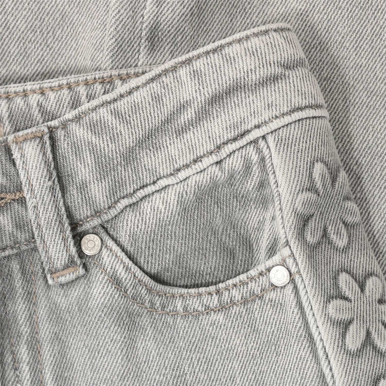 Denim Wide Fit Embossing