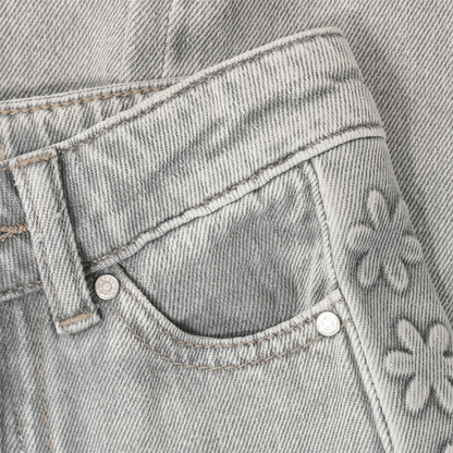 Denim Wide Fit Embossing