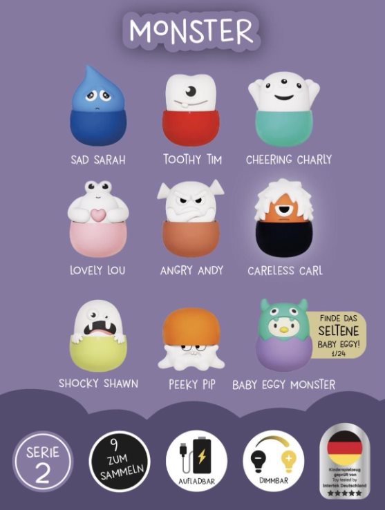 Eggy mystery lights blindbox