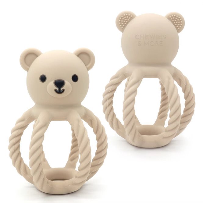 Full Silicone Bear Rattle