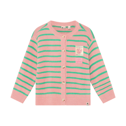 Knitwear Striped Cargdigan