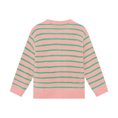 Knitwear Striped Cargdigan