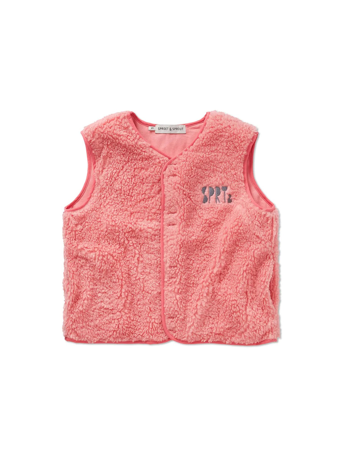 LOOSE TEDDY GILET