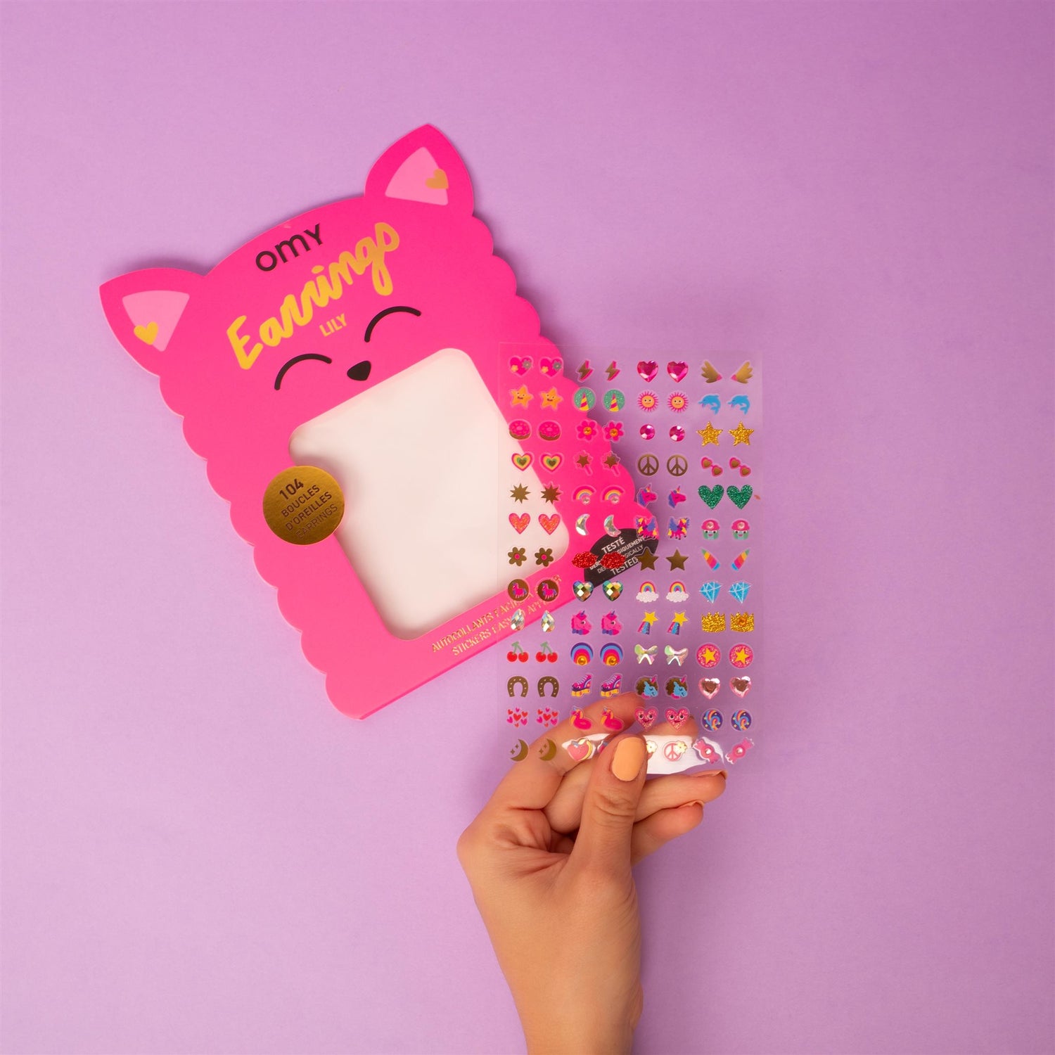 Lily - Earrings stickers