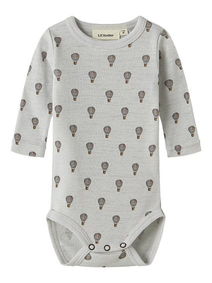 NBMNOEL NOR WOOL LS SLIM BODY