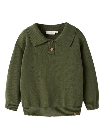 NMMOLO LS KNIT POLO LIL