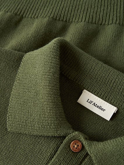 NMMOLO LS KNIT POLO LIL