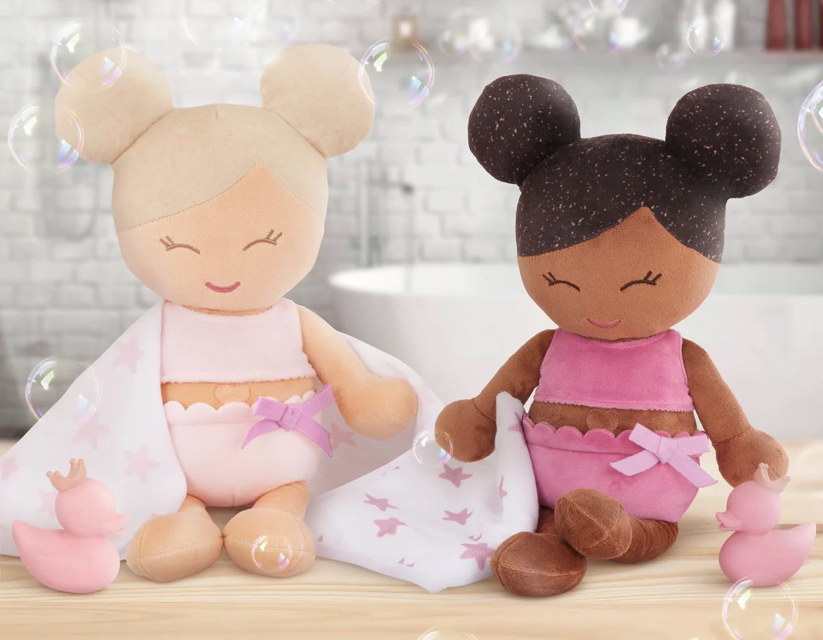 Plush Bath Doll &amp; Acces