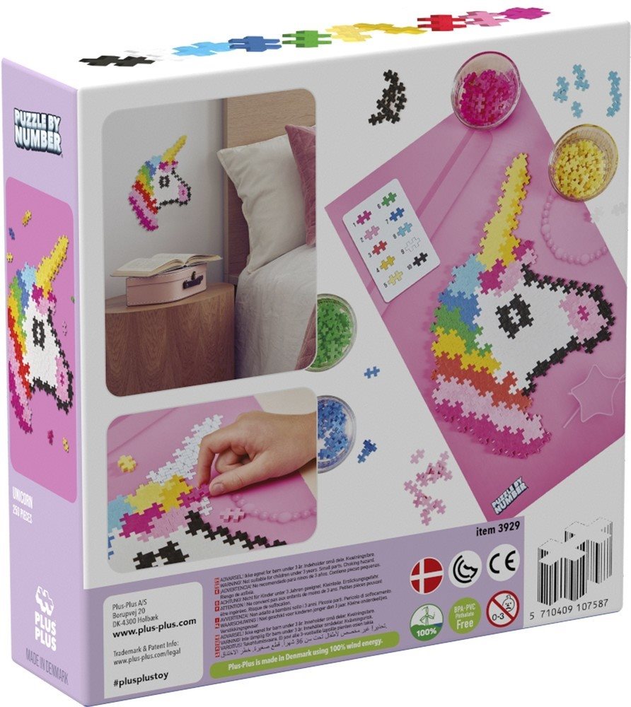 Puzzle by Number eenhoorn 250