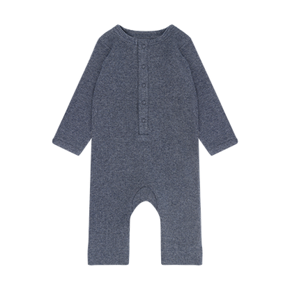 Romper LS Melange Rib