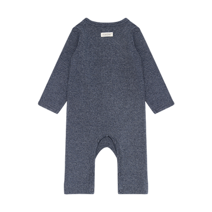 Romper LS Melange Rib