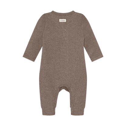 Romper LS Melange Rib