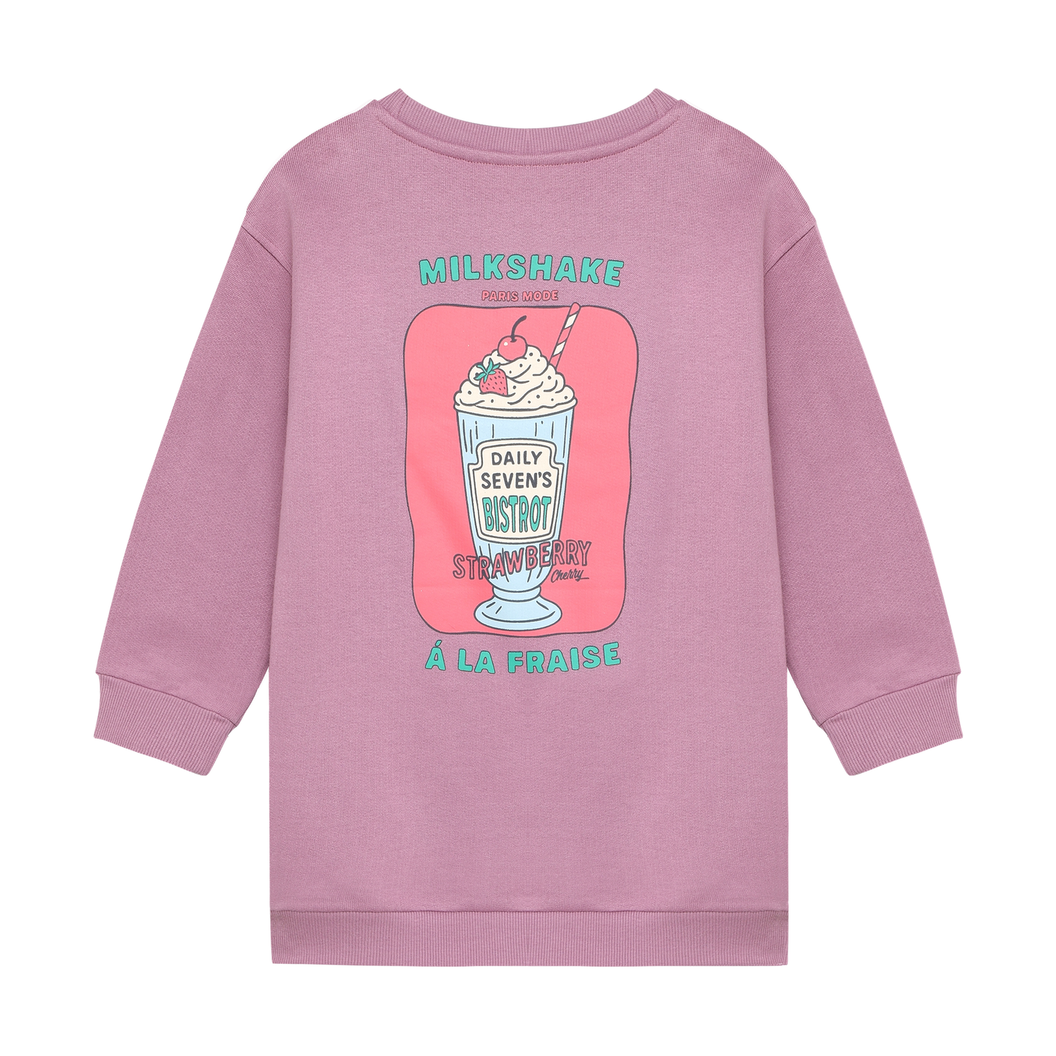 Sweat Dress Longsleeve Print