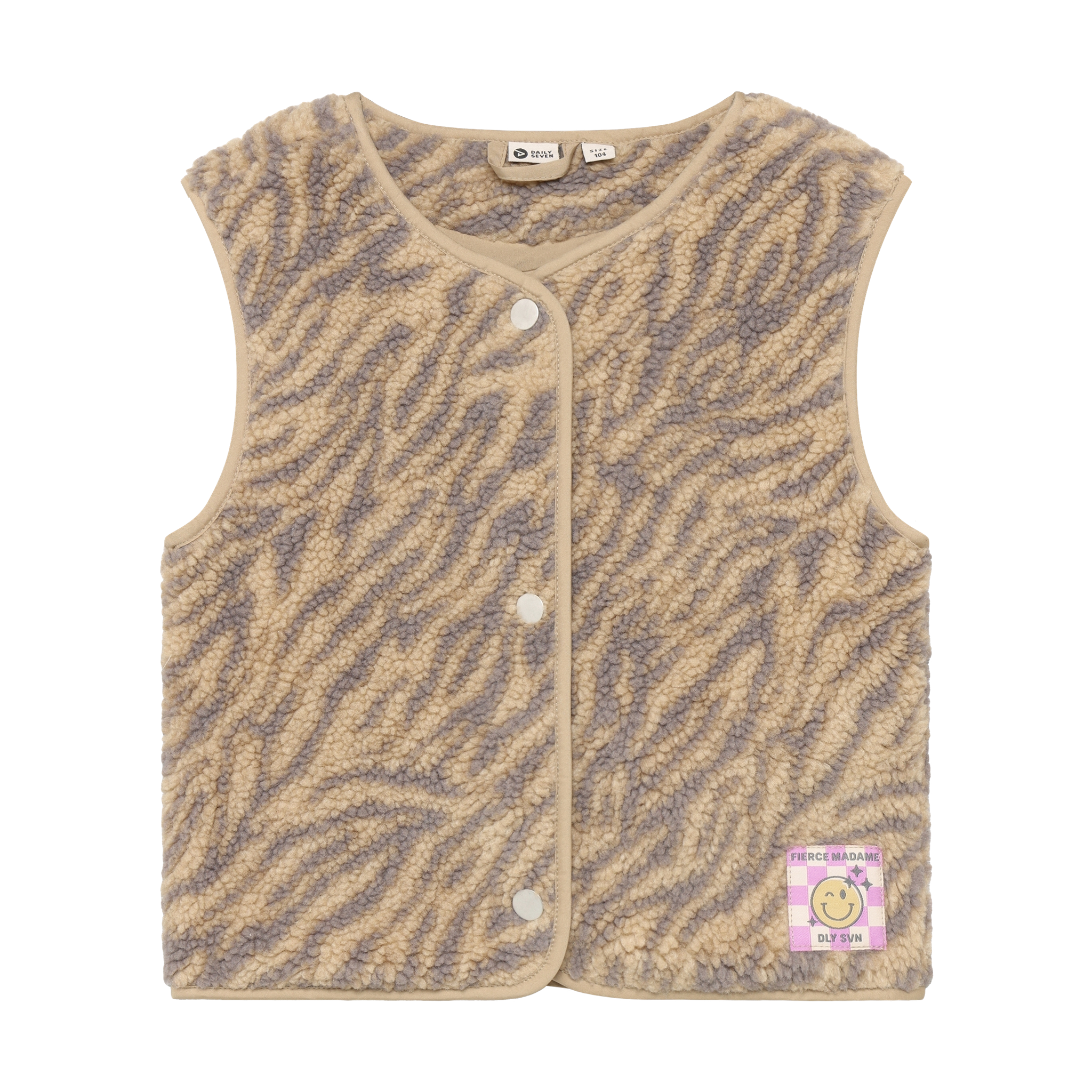 Teddy Gilet Animal