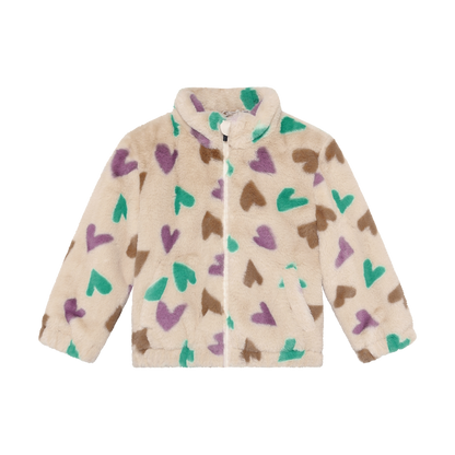 Teddy Jacket Hearts
