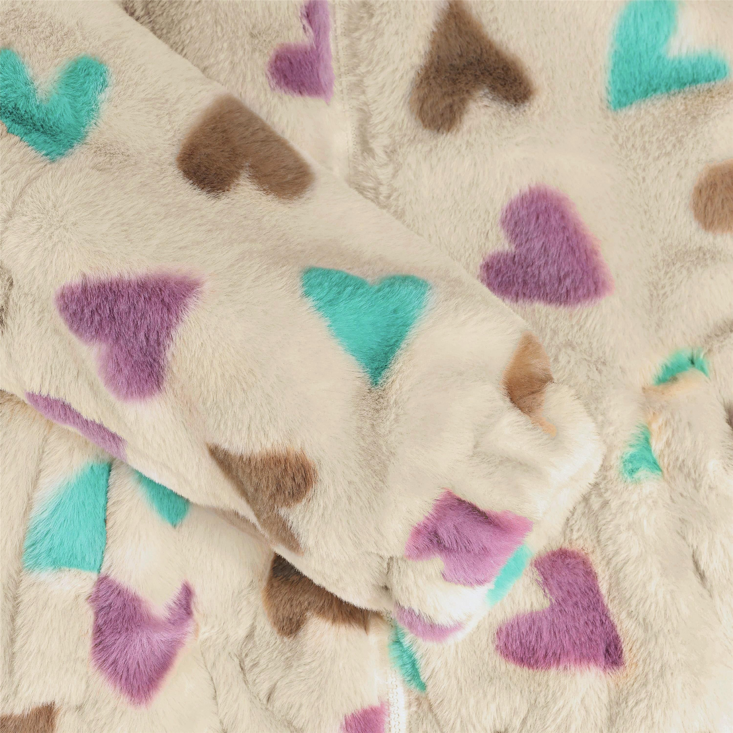 Teddy Jacket Hearts