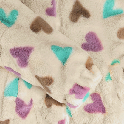 Teddy Jacket Hearts