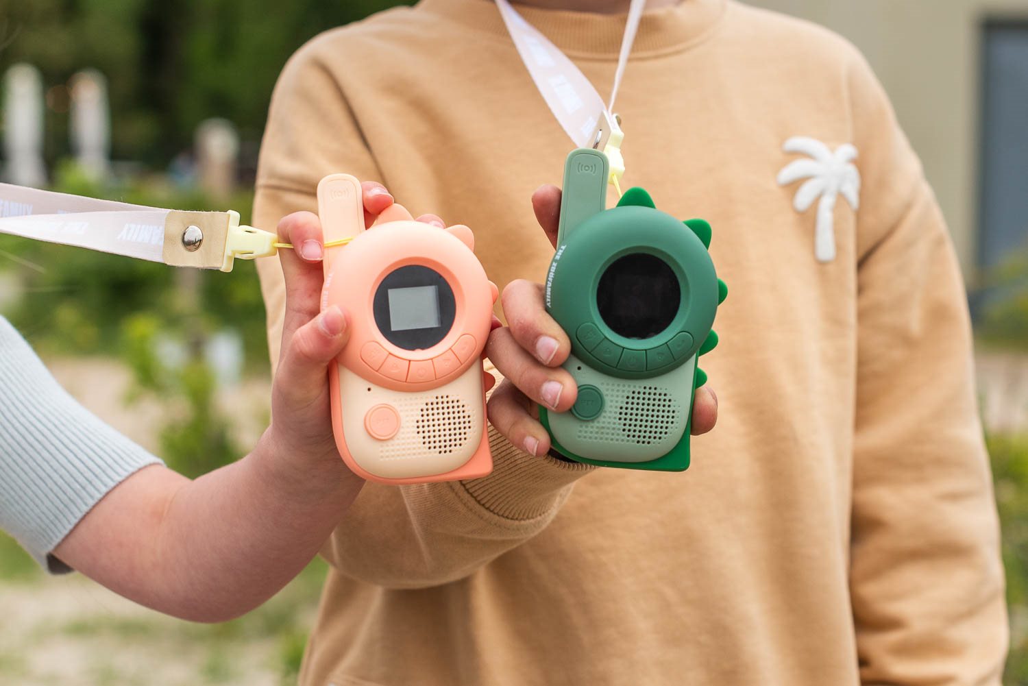 Walkie Talkie - dino pink &amp; Gr