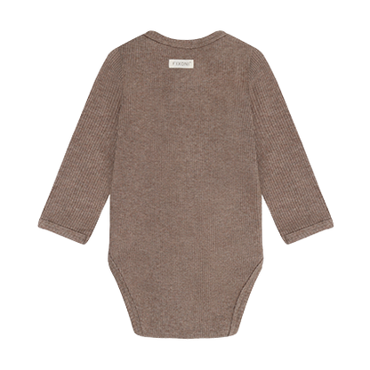 Wrap Body LS Melange Rib