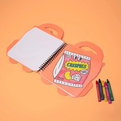 YUMMY COLORING &amp; STICKERS BOOK