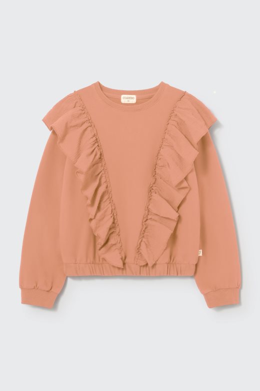 fleece ruffle